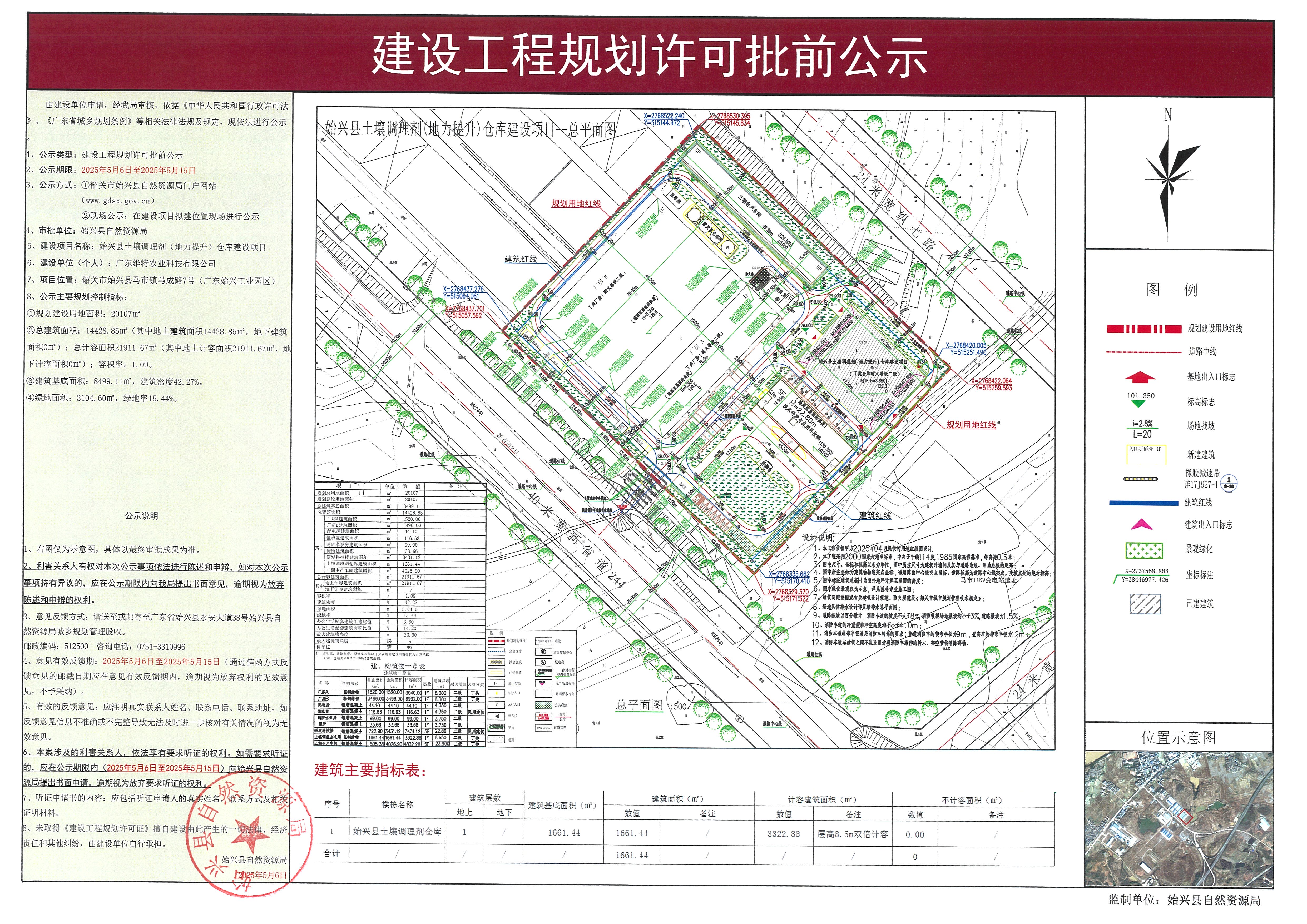始兴县土壤调理剂（地力提升）仓库建设项目建设工程规划许可批前公示.jpg