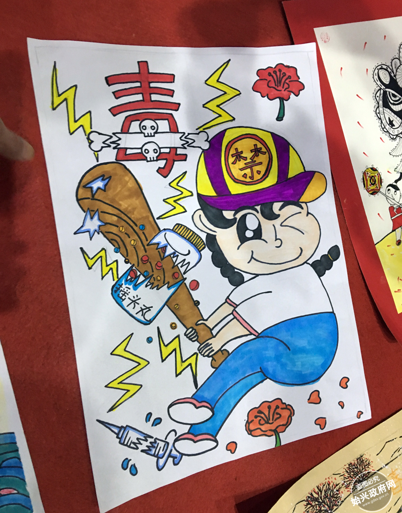 红棉花开无毒校园 越秀区中小学举办禁毒主题绘画比赛